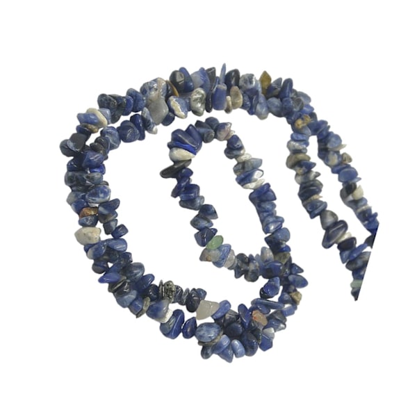 1/2/5 Natursten friformsspån Lösa ädelstenspärlor Strand Sodalite 1Set