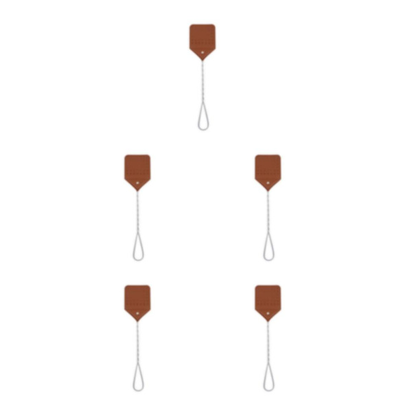 1/3/5 bärbar läderbuggsmättare för effektivt förebyggande brown 5PCS