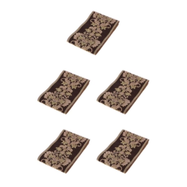 1/2/3/5 Etnisk spets Jacquard Ribbon Broderade Trim Kläder 8CM 5Set