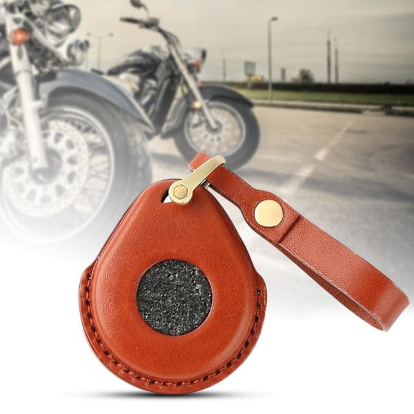 1/2/3/5 cover PU-läder Söt passform för motorcykelpojkvän Brown 1Set