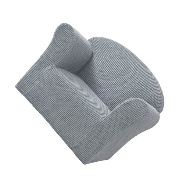 Elastiskt cover Andas och mjukt tillverkat av polyester light grey