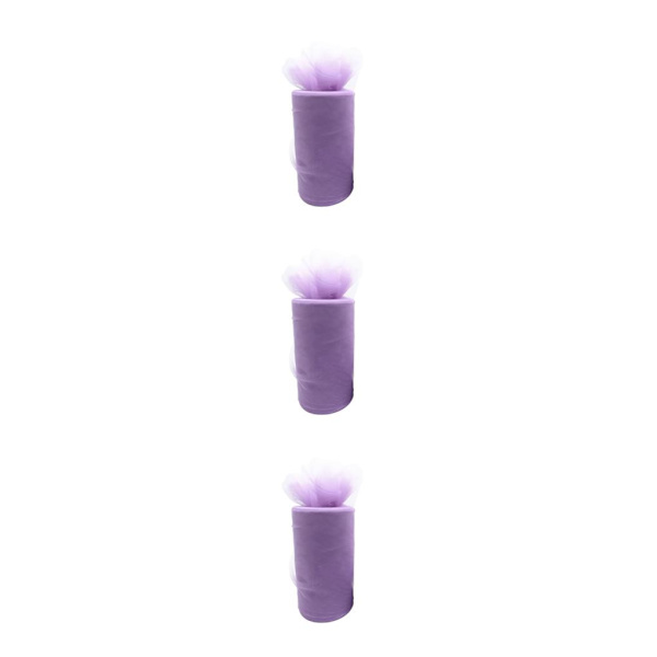1/2/3/5 Tyllrulle Bröllopsdekoration Spole Bred Användning För light purple 3Set