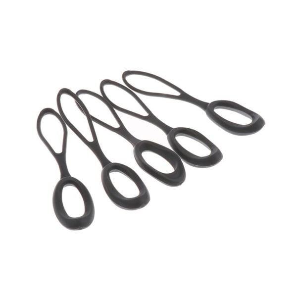 1/2/3/5 5 stycken Non- För slip Stark För Dragkedja Dragsladd Zip Grey 66mm 1Set