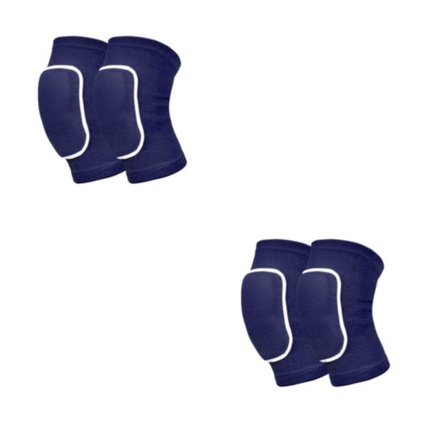1/2/3/5 andningsbart tyg med hög elasticitet knäskydd för sport Blue As Shown 2PCS