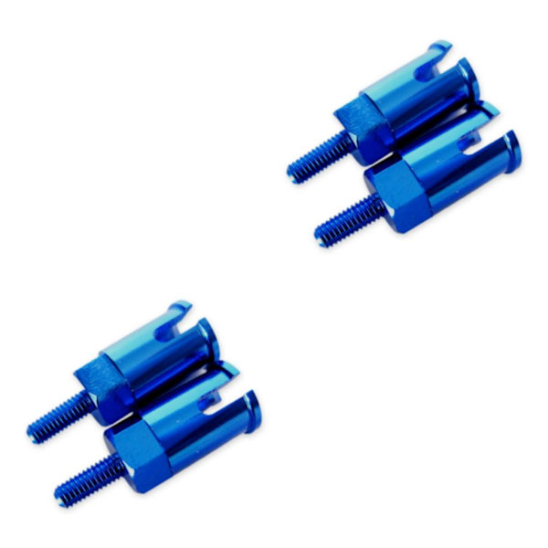 1/2/3/5 aluminiumlegeringshjulaxel för 1/18 Hobbico Dromida BX/MT Dark Blue 2Set