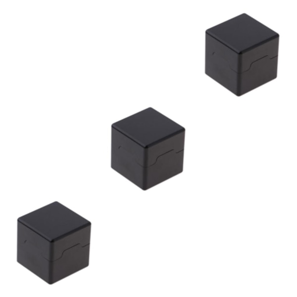 1/2/3/5 Snooker Biljard Biljardbord Aluminium Pool Cue Chalk black 30 x 30 x 30mm 3Set