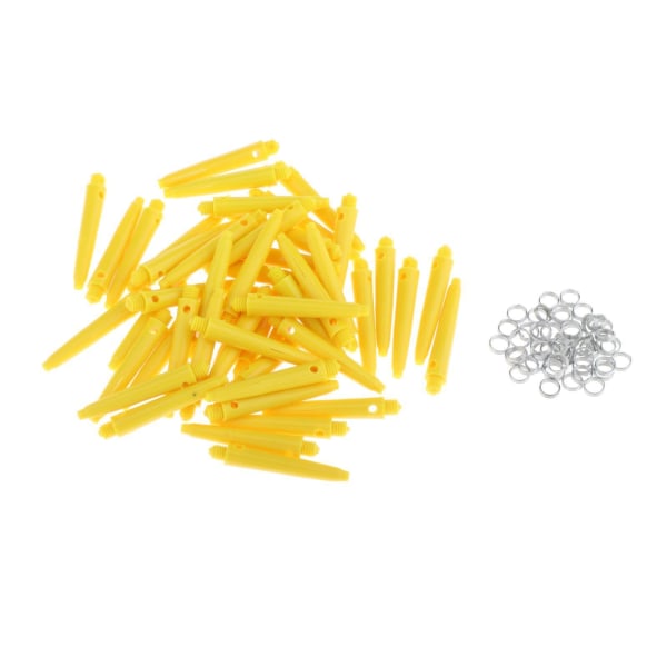 1/2/3/5 50x För Shafts 2BA Dart Tillbehör med skydd 35mm Yellow 1Set