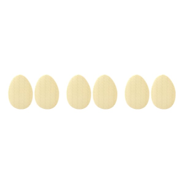 1/2/3/5 Non För Slip Shoe Pads Självhäftande gummi för hög Round Head Apricot 3Set
