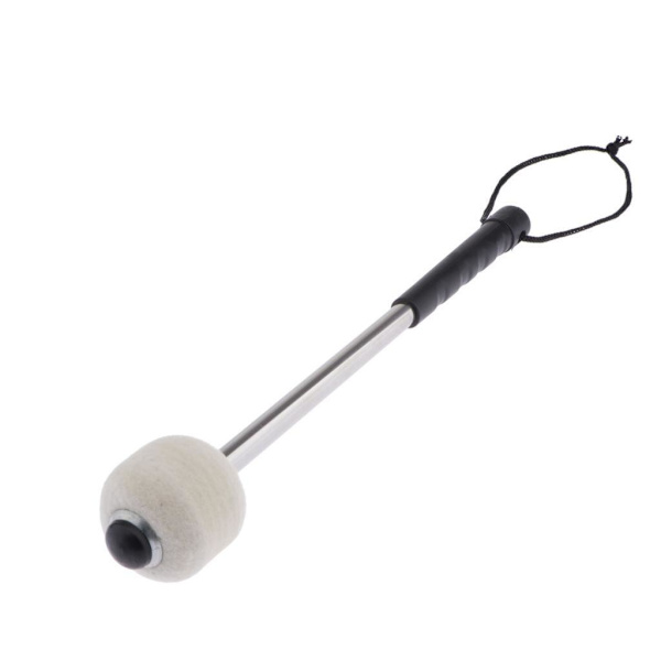 Alloy Marching Tenor Drum Mallets med Strap Stick Wool Filt