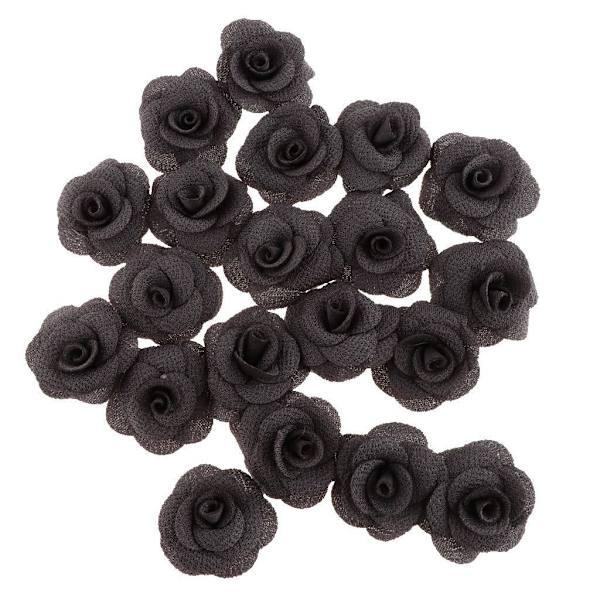 1/3/5 20 stycken Silk Rose Flower Head Bud DIY Craft Bröllop Gray 4cm 1Set
