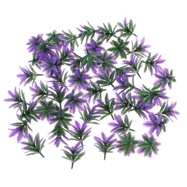 1/2/3/5 50st Model Weeds for Architecture Train Railway Wargame Purple 1Set
