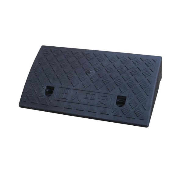 Halkfri bärbar trottoarramp Tröskelramp för rullstol Trottoarramp Black 11cm