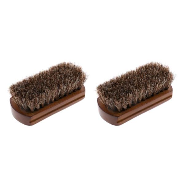1/2/3 För Phenovo Horse Hair Shoe Shine Polish Buffing Shoes 2Set