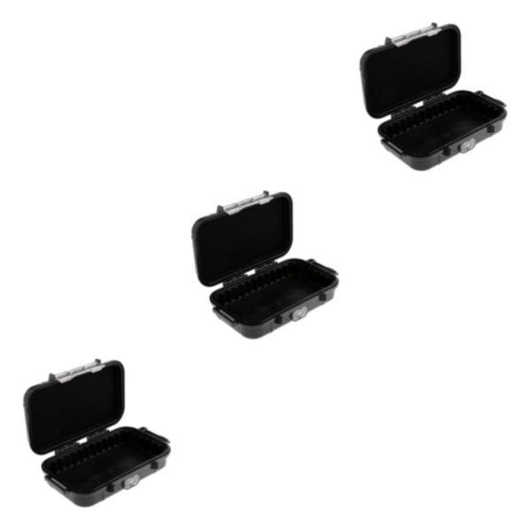 1/2/3 utomhus stötsäker överlevnad vattentät case Box Black 3Set