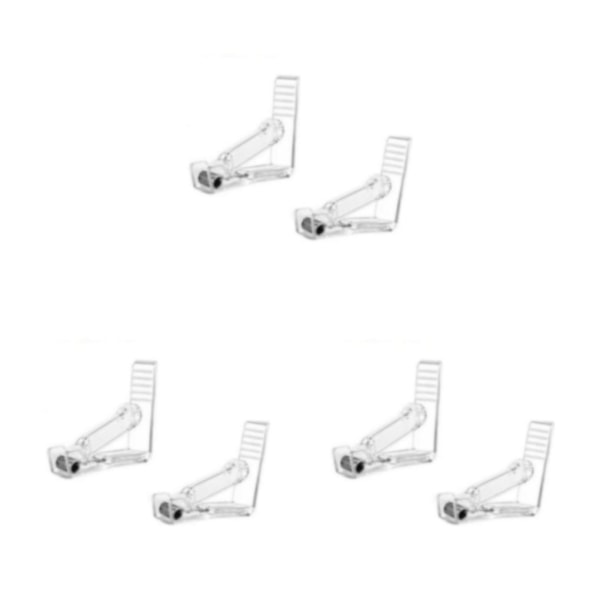 1/2/3/5 Håll hårt duk Justerbar tygklämma för Transparent 2PCS 3Set