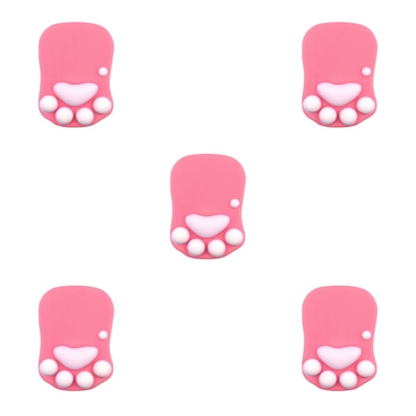 1/2/3/5 Cat Paw musmatta Unik med söt och stilig look DS-008 rose red 5Set