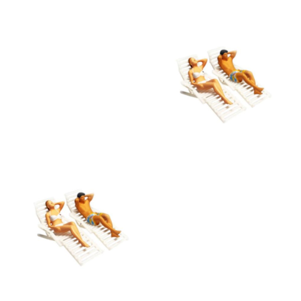 1/2/3 1/64 Scale People Figurer Set Tiny People för Sandbord 2Set