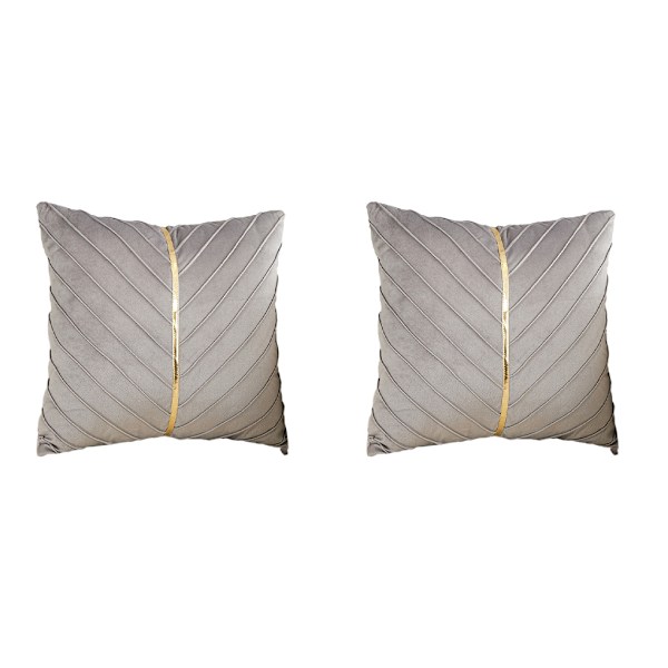 1/2/3 2st Polyester Soffa Heminredning Sammet Cover Med grey 2PCS