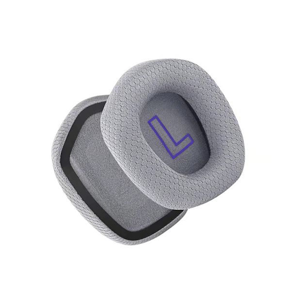 1/2/3/5 Öronkuddar Kudde Hörselskydd Andas Gamer Gray Ear Pads 2PCS