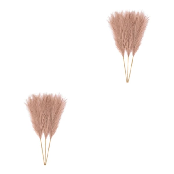 1/2/3/5 3pack/lot Boho Decor Artificiell Pampas Reed För Light Coffee 2PCS