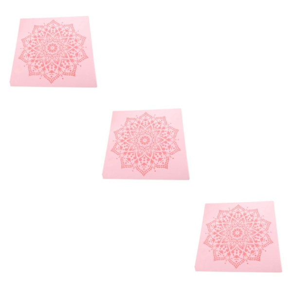 1/2/3 Återanvändbar Mandala extra målningsmall för enkel gör-det-själv As Shown 1 3Set