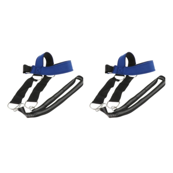 1/2 Nylon viktlyftande huvudtränarrem för nackaxel 2PCS