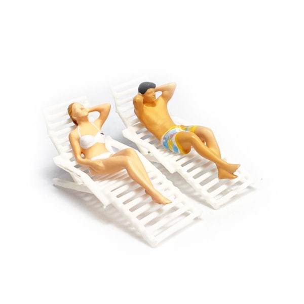 1/2/3 1/64 Scale People Figurer Set Tiny People för Sandbord 1Set