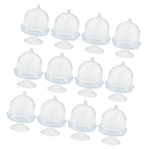 1/2 12st Akryl Cup Form Candy Box Söt presentförpackning Party Baby Blue 8cm 1Set