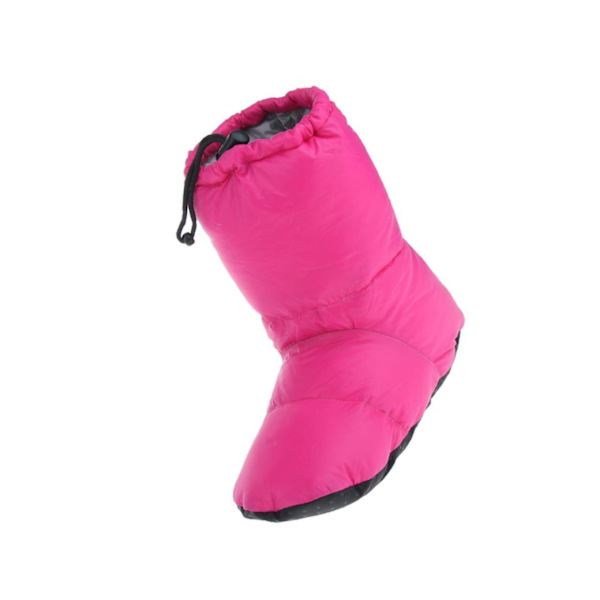 1/2/3 Vita duntofflor Vintervarma campingtältfotskor Rose Red L 2PCS
