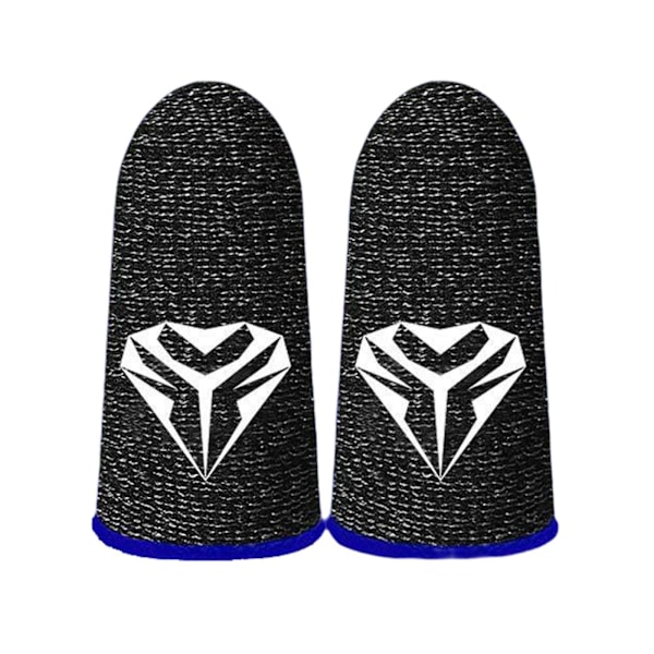 1/2/3/5 Telefon Mobilspel Finger Sleeve För Tummen Handskar Blue 45x25mm 1Set