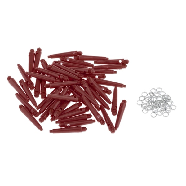 1/2/3/5 50x För Shafts 2BA Dart Tillbehör med skydd 27mm Red 1Set