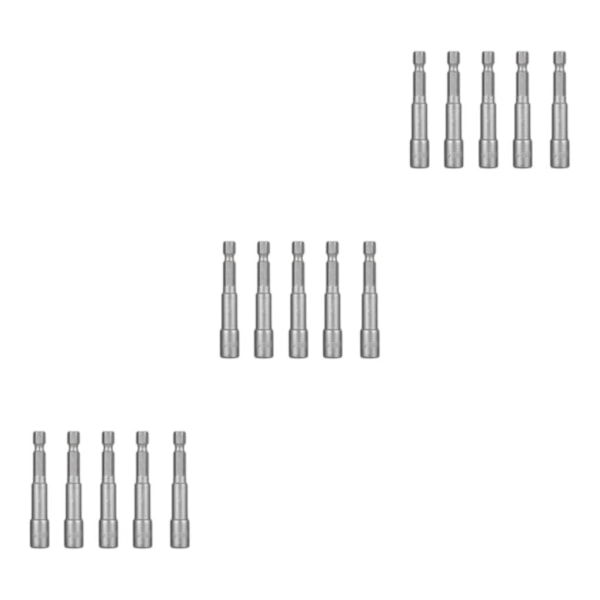 1/2/3/5 5 delar mutterdragare skaft pneumatisk skruvmejsel 6x65mm 3PCS