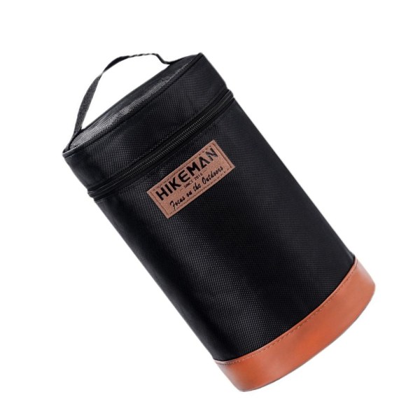 1/2 tank förvaringsväska Multifunktionsbärbart case för utomhusbruk Black S 1Set