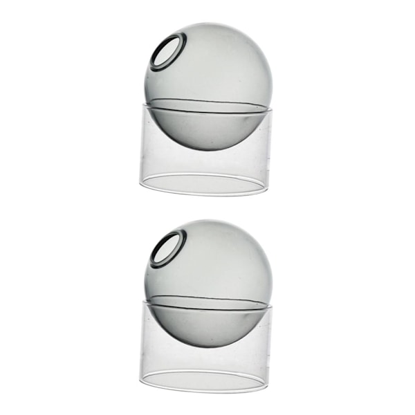 1/2/5 Hydroponic Vase För Blomsterarrangemang Decor for Living Gray Short 2Set