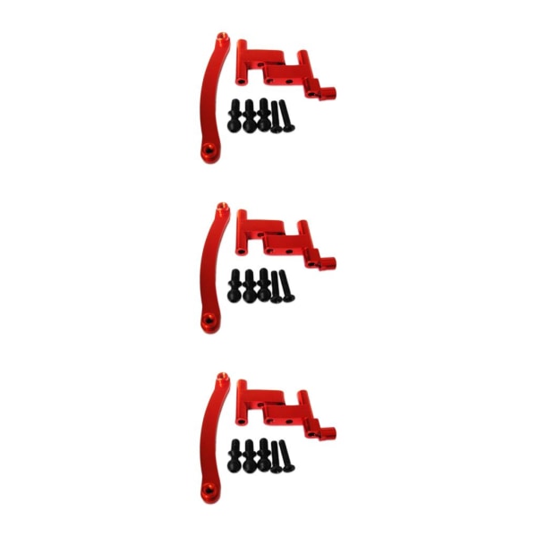 1/2/3/5 Aluminiumlegering Styrservo Saver komplett för 1/18 Red 3Set