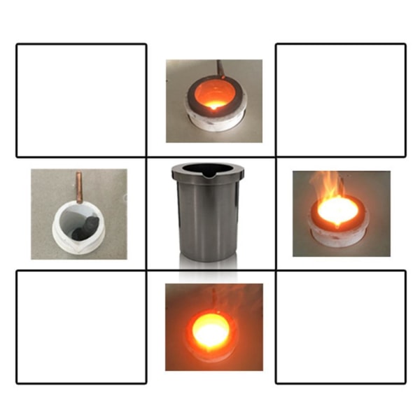 1/2/5 High För Purity Graphite Torch Smältgjutsats för graphite 3kg 1 Pc