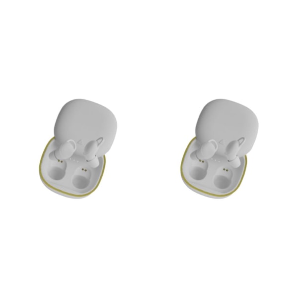 1/2/3/5 Bluetooth Headset True Wireless Invisible Noise White 2PCS