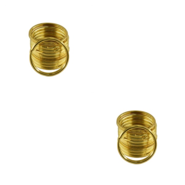 1/2/3 10 delar Mässing Rund Nyckel Delad Ring Kedja Väska Spänne Loop 2Set