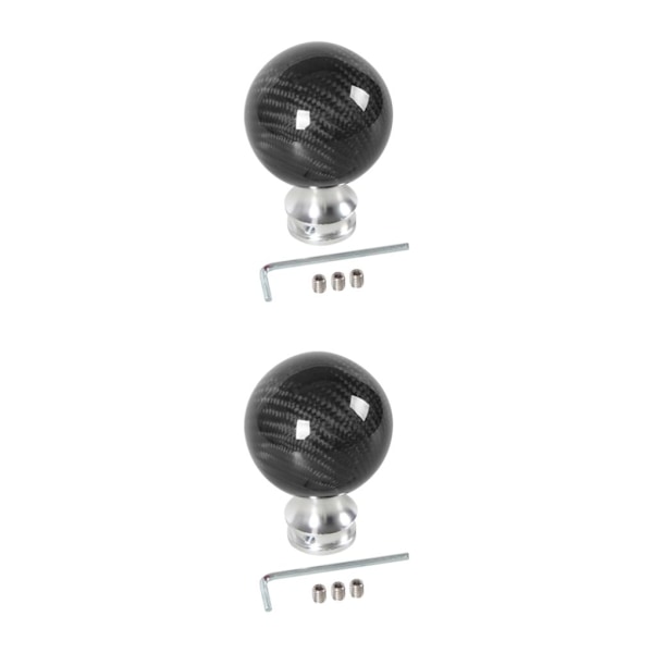1/2/5 bekväm manuell växelknopp för enkel installation black 7.6*5.2*2.6cm 2PCS