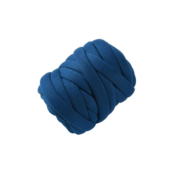 1/2/3/5 Chunky ullgarnfyllning Mjuk stickning för halsdukströja blue 12 to 14m 1Set