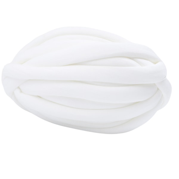 1/2/3/5 Chunky ullgarnfyllning Mjuk stickning för halsdukströja white 25mm 1Set