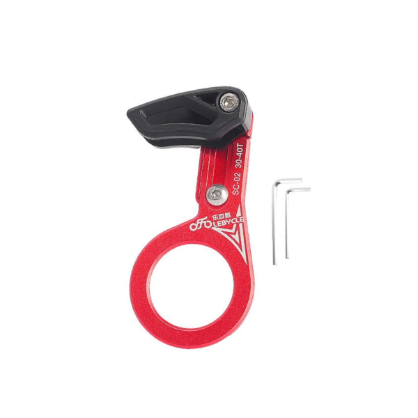 1/2/3 Universal Kedjeguide i aluminiumlegering för MTB-cykel Axis red 1 Pc