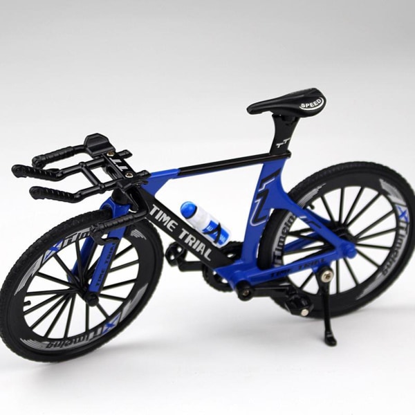 1/2 För Cykelmodell Barn Cykelleksak Mountainbike Simulering Blue 17.5x9.5x6.5cm 1Set
