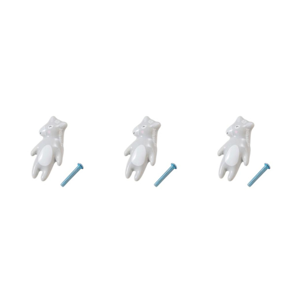 1/2/3/5 Kompakta och lätta knoppar för byrålådor Enkelt Little donkey 3Set