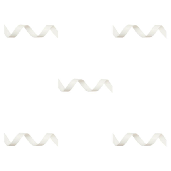 1/2/3/5 Fashionabla satinband för sömnad och hantverk - lätt att white 028 6mm 5PCS
