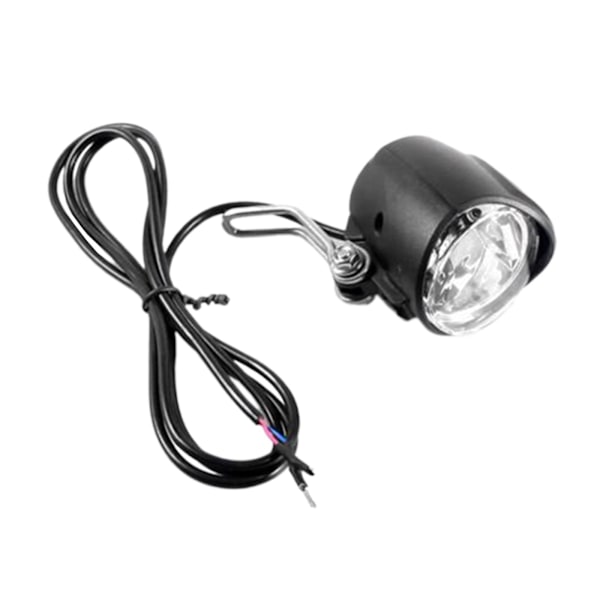 Vattentät LED-frontljus med horn för elcykel