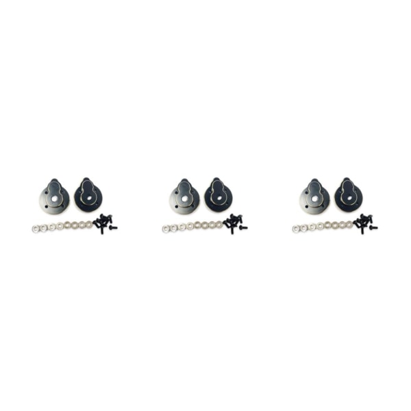 1/3 2st Koppar Mässing Motvikt CR18P Bakre navhållare För 3Set