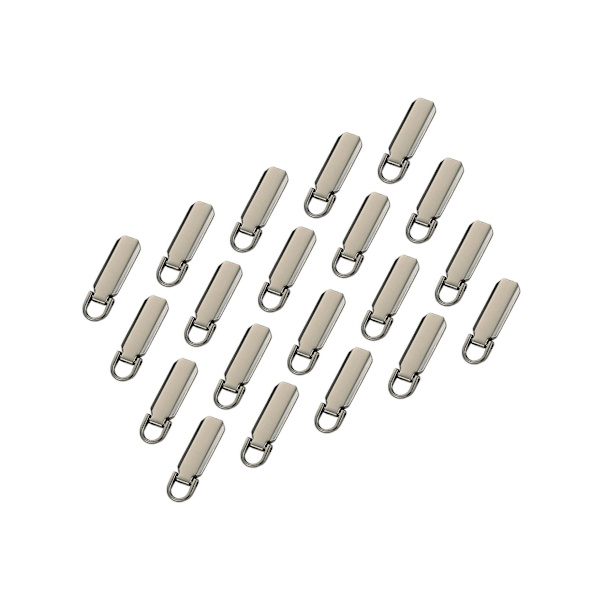 1/2 20st 5# Avtagbar För Dragkedja Taggar Reparation Dragflikar för Beige 3.8x1.3cm 1Set