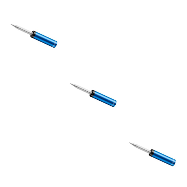 1/3/5 Utomhus fiskespö Stativ Stånghållare Markstöd Blue 28 x 3.5cm 3Set