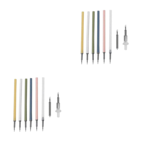 2 6x Paper Craft Pen Refill för precisionspapperskorttillverkning
